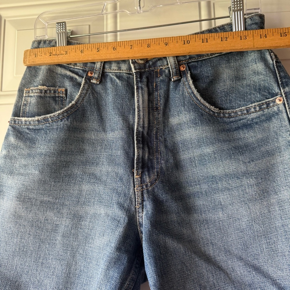 Zara High Rise Denim Jean Shorts - Picture 4 of 5